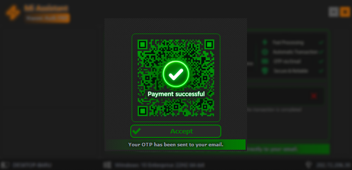 OTP Purchase & Credit Panel